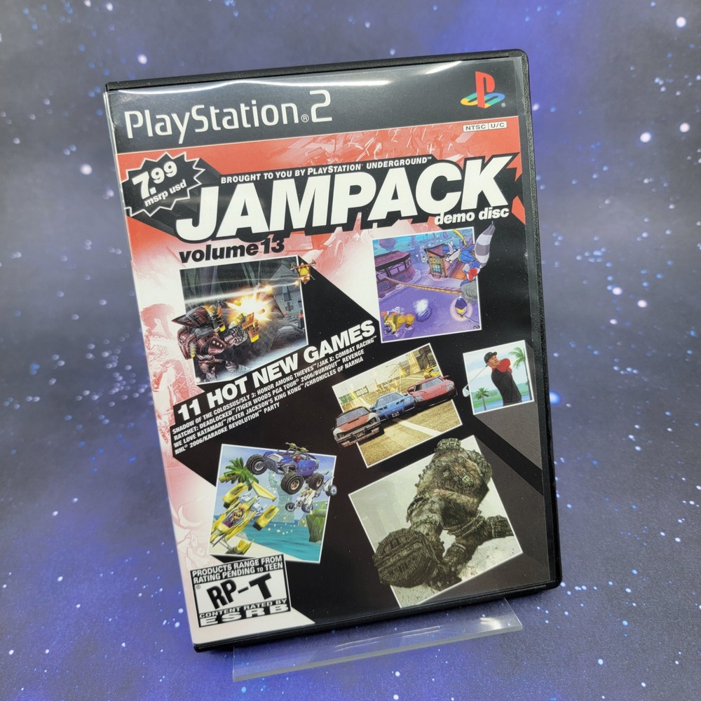 Sony PlayStation 2 Jampack Volume 13 Demo Disc PS2 Shadow Colossus SCUS 97491